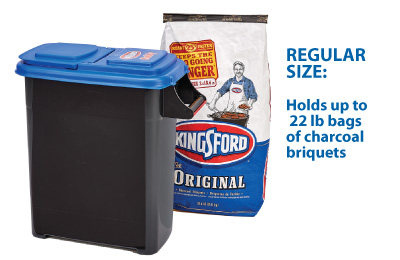 Buddeez 07501b Kingsford Charcoal and Pellet Dispenser 12lb Bags Black for sale online 